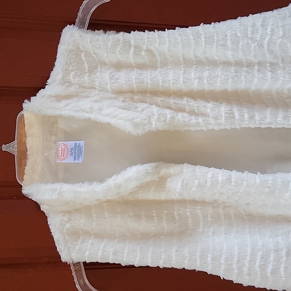 Wonder Nation White Soft Fleece Vest XL 14/16 - Picture 3 of 11